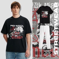 Baju T shirt Lelaki Rock Punk Rock Outfit Men ootd Death Metal Shirt Streetwear 100% Cotton T shirt 