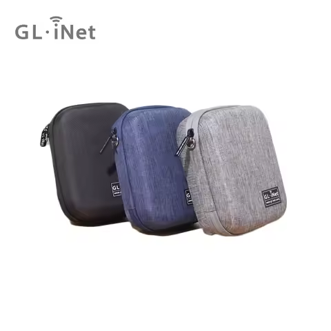GL.iNet gadget organizer case for travel routers ,Hard Drive Bag , For chargers, cables, Mini router