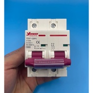 Aptomat DC 2P 125A 1000V PV yoosoo Aptomat dùng cho năng lượng mặt trời và bình acquy