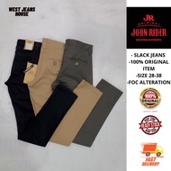 JOHN RIDER Original Slack Jeans SLIMFIT - 3 Colours [ CODE : CLP-31136 ]