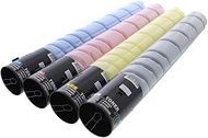 TN216K, TN216Y, TN216C, TN216M 4-Pack Black, Cyan, Magenta, Yellow Toner Cartridge Compatible with K