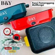 PREMIUM Multifunction Grill Pan Electric BBQ Grill/ Non-stick/ Size 26cm and 30cm