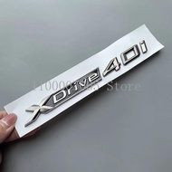 New Gun Grey ABS Car Emblem Sticker Xdrive 20i 25i 30i 35i 40i 45i 50i for X3 X4 X7 Car Trunk Side D
