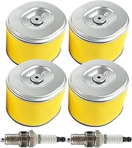 TURBOTUNITY 4 Pack Air Filter 17210-ZE1-505 Compatible with Honda and Clones GX140 GX160 GX200 5 5HP