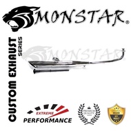 Ekzos Dual Sound EJM Custom COBRA SPORT Suzuki Racing Exhaust Pipe Std gsx110 moto motor GSX 110 mon