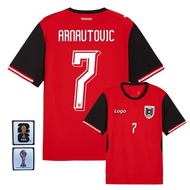 Fans Edition Austria 2026/27 Men'S Austria  Home Short Sleeves Football Jersey T-Shirt