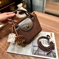 Super cute women's cross-body handbag with buttons and decorative cotton.TT75TK.