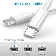 PD Fast Charger Cable 1m/1.5m/2m for Iphone USB C Kabel Pengecas Pd Pantas Untuk Iphone Type C