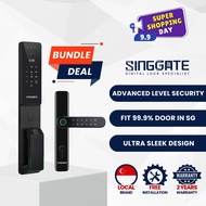 SINGGATE【Digital Lock Bundle】Ultra Slim Digital Door + Gate Lock Design for Local HDB BTO