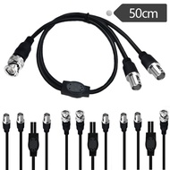 BNC Splitter Cable BNC to Dual BNC  Connector Adapter Cable for Cameras and Video Equipment,0.5m