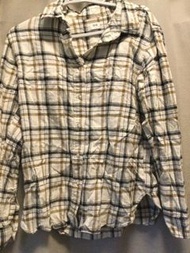 [Uniqlo] 法蘭絨 格仔 襯衫 (S 碼) | 恤衫 | 長袖襯衫 | Flannel Shirt | 柔軟 SOFT | 舒服 | 英倫風 | 型格 | 襯衫 | 舊衫 | 二手衫 | 舊衫新