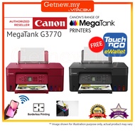Canon Pixma MegaTank  G3770 Print Scan Copy Wifi Wireless Printing Refill Ink Tank Support MacOS