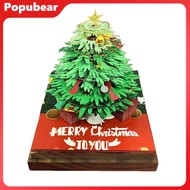 3D Christmas Tree Calendar Memo Pad 2026 Desk Time Piece Calendar Tear Away Paper Carving Art DIY St