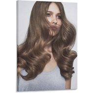 Hair Salon Hairdressing Poster Barber Store Poster Curly Hair Perm Poster Canvas Print Picture Wall 