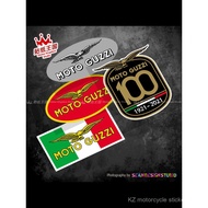 Italy Moto Guzzi Moto Guzzi Retro Motorcycle Waterproof Unique Decorative Reflective Sticker 13