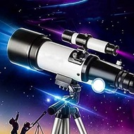 Children's Telescope for Astronomy Beginners, Astronomical Refractive Telescope Gauge 50-100mm for Kids, Travel Telescope with Tripod, Carrying Bag and HD Eyepiece (Colour: