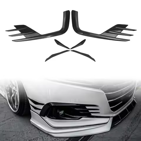 Car Fog Light Air Vent Intake Trim Front Bumper Side Lamp Cover Frame For Honda Accord 2021 2022 YOF