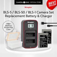 [KingMa] BLS-5 / BLS-50 / BLS-1 Camera Replacement Set | Charger | Battery for Olympus Cameras using