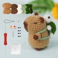 Capybara and Turtle Crochet Kit Beginner Friendly Cute Animal Crochet Kit Set Complete DIY Craft Set
