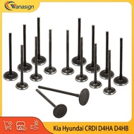 AUTO ENGINE PARTS INTAKE & EXHAUST VALVE SET FOR HYUNDAI KIA 2.0L 2.2L L4 Diesel D4HA D4HB 2006-2024