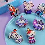 MXBEAUTY 8Pcs Comic Mini Paper Clip, PP Clip Stationery Cartoon Cute Clip, Kawaii Note Clip Double-s