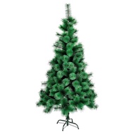 【Hot】 4Ft 5Ft 6Ft 7Ft 8Ft Pine Needle Green Artificial Christmas Tree Xmas Trees Steel Base