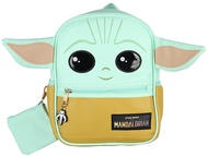 Star Wars The Mandalorian Grogu Baby Yoda Mini Backpack 10.5" with Coin Purse