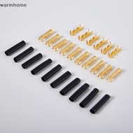 WHE 200pcs 453 U-Terminal Lug Wire Butt Joint Cold Terminal, Heat Shrinkable Tube 0.5-1.5mm2 WHE
