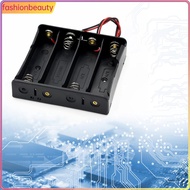10-1pcs 1 2 3 4 Slot Plastic 18650 Battery Holder with Wire Lead Black 18650 Battery Storage Box Case for 18650 3.7V Battery [fashionbeauty.my]