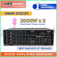 DB#B~Audio>lX[by`I;Astron&y;UMAK-1522BT&A;Mixer'I<Amplifier's<|'A<2000W x 2 | Beat pair with 15 Spe