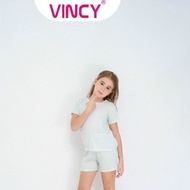 [Mua 3 giảm 20% mua 2 giảm 15%] Bộ Đồ Short Thun Bé Gái Vincy KST023S32