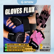 FITS Gloves Flux Gym Fitness Riding Gloves Gym Strap