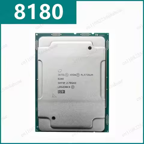 Used for C621 8180 Xeon 8180 CPU 28 cores 56 threads 2.5GHz 38.5MB 205W LGA3647