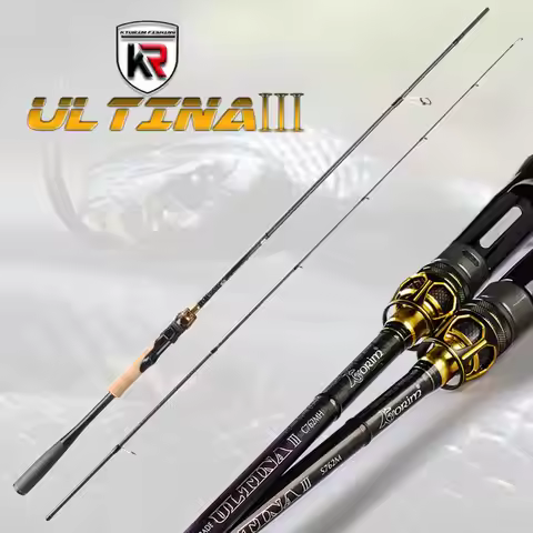 KYORIM 2 Sections Ultralight Biatcasting Spinning Rod Cane L/ML/M/MH Power Fast Action Lure Fishing 