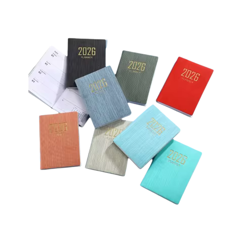 A7 2026 Agenda Book Pocket with Calendar Appointment Book Notebooks Students