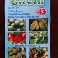 Growell Fruiting inducer fertelizer/ Baja penggalak buah untuk semua pokok buah/结果肥