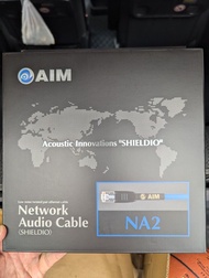 Aim na2 lan線 1.5米 日本製 shieldio ethernet cable 串流 hifi 喇叭線 光纖 同軸 平衡 Audioquest furutech supra chord q