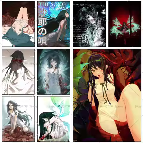 S-Saya no Uta The Song of Saya Poster Self-adhesive Wall Mural Art Waterproof Sticker For Bar Room D