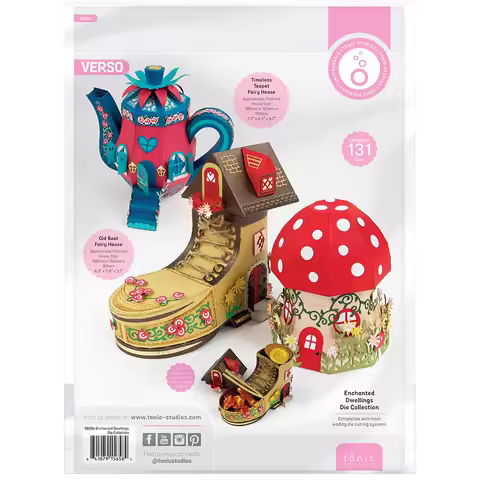 The Enchanted Dwellings Collection box Metal Cutting Dies For DIY Scrapbook Decorative Embossing DIY