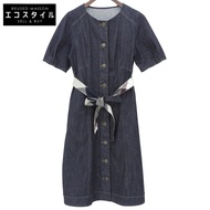Blue Label Crestbridge 女款牛仔連身裙，靛藍色，尺寸 38 (38) [二手]