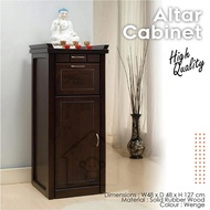 SOLID WOOD PRAYER CABINET /  神台 / ALTAR TABLE / BUDDHA CABINET / PRAYER TABLE / ALTAR CABINET / PLAYER CABINET