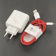 Original Oneplus 65W Supervooc Charger EU Plug Fast Warp Charge Adapter USB Type C Cable For Oneplus