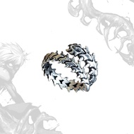 Anime Punk Centipede Ring For Teen Metal Gothic Vintage Winding Couple Opening Ring For Woman Party Gift Tokyo Ghoul 2022 New