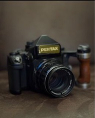 Pentax 67 ii + Takumar 105mm + 木手柄