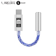 Uareliffe JCALLY JM6 PRO Type-C To 3.5mm HiFi Earphone Plug Adapter Lossless Sound Portable Headset 