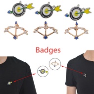 High Quality Archery Charm Set  Bow Arrow Badge Great Gift for Archery Enthusiasts