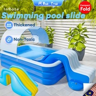 Swimming pool slide Kids with slide Baby Pool Kolam Mandi Besar Murah Kolam Renang Kolam Mandi Budak