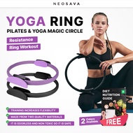 NEOSAVA Pilates Ring - Magic Circle Yoga & Resistance Ring for Thigh Workout, Gym & Fitness