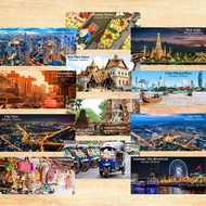 Bangkok Souvenir Fridge Magnet Door Food Culture Festivities 10 cm x 5