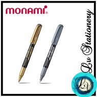 【LV】Monami Accu Liner Matallic Permanent Marker Gold & Silver